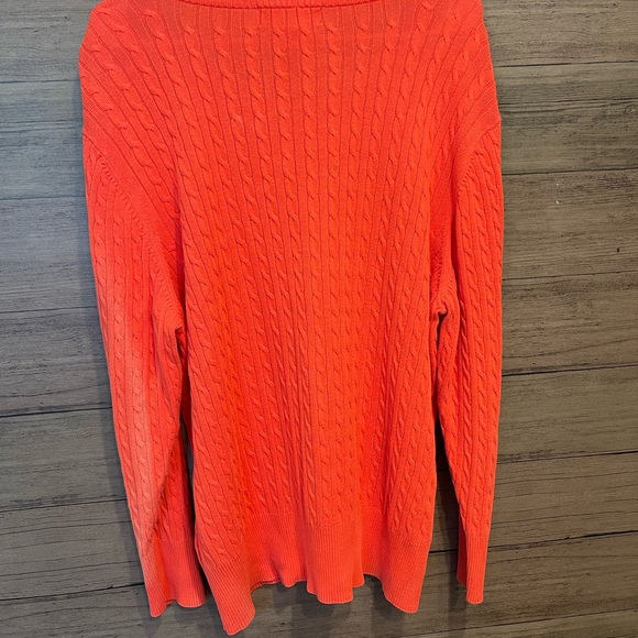 Cabela’s Women's Orange Sweater - Picture 5 of 6